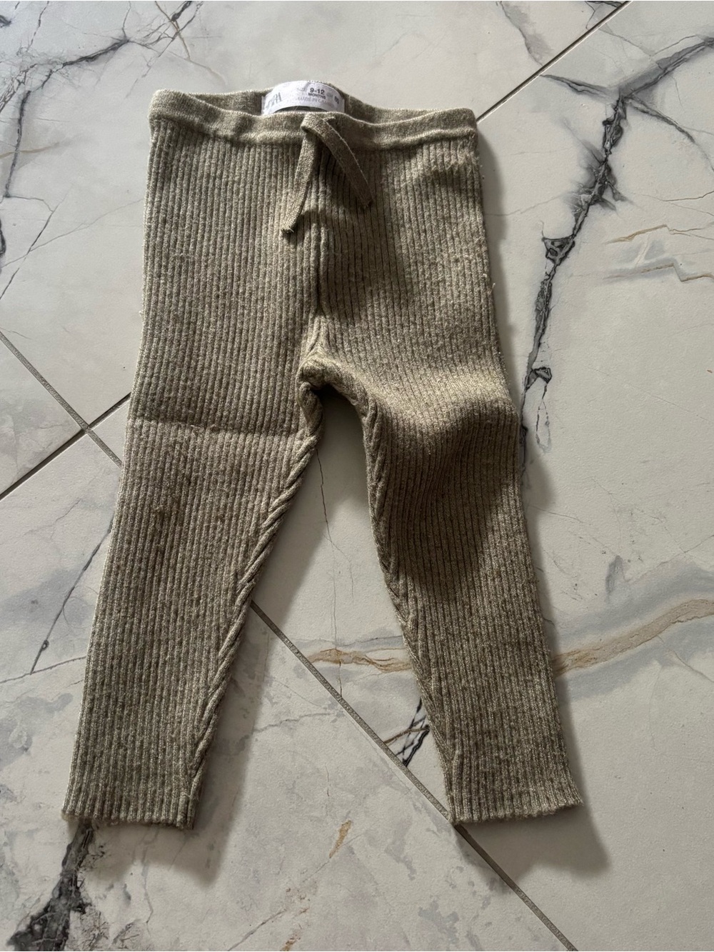 Zara Kids Ribbed Knit Leggings